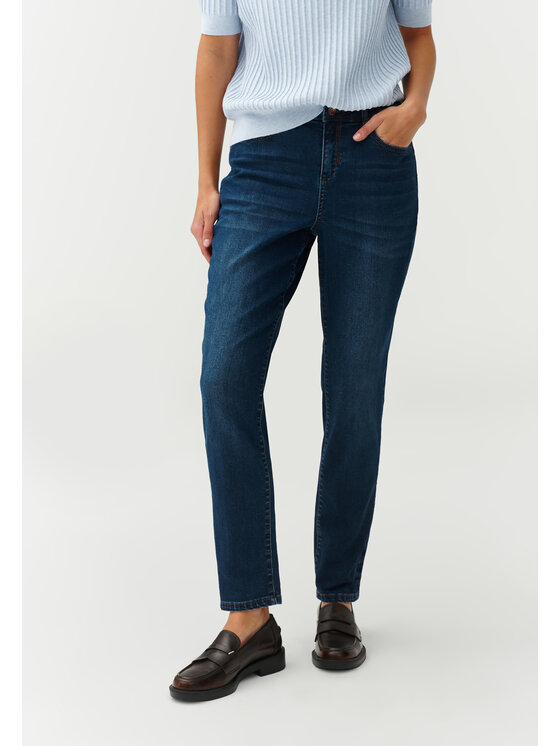 TATUUM TATUUM Jeansy ALANO Granatowy Fitted Fit