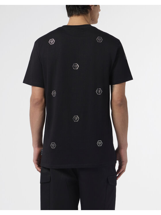 PHILIPP PLEIN PHILIPP PLEIN T-Shirt 28968 Czarny Regular Fit