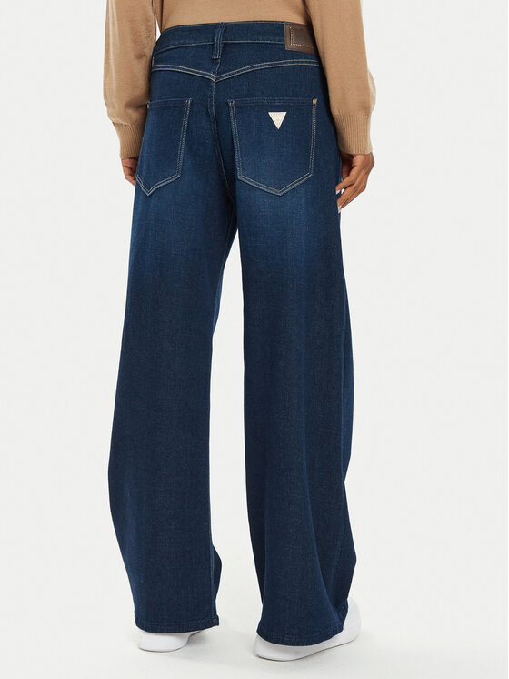 Guess Guess Jeansy W4BA82 D5HF1 Modrá Palazzo Fit