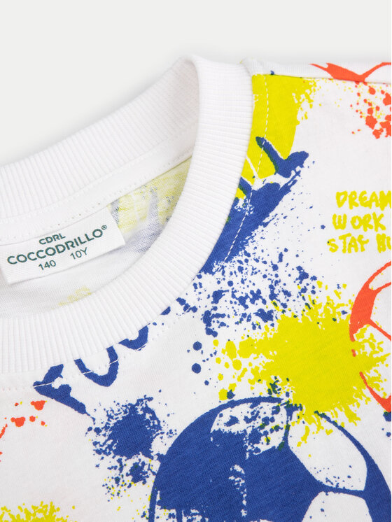 Coccodrillo Coccodrillo T-Shirt ZC4143215VBA Barevná Regular Fit
