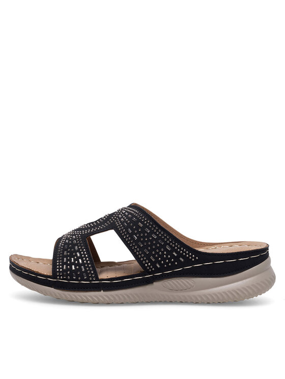 Clara Barson Clara Barson Şlapi WYL05010-30 Negru