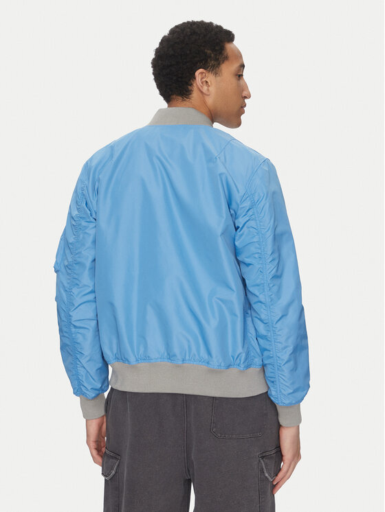 Alpha Industries Alpha Industries Kurtka bomber MA-1 TTC Two Tone 126101 Niebieski Regular Fit
