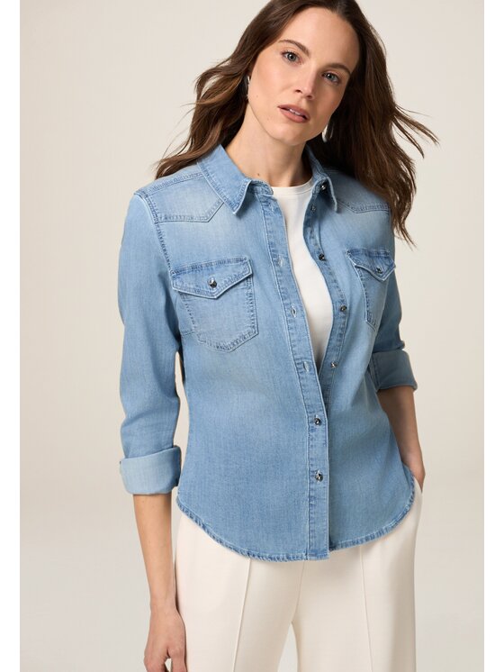 Oltre Oltre Camicia 5632R002867N004 Turchese Slim Fit