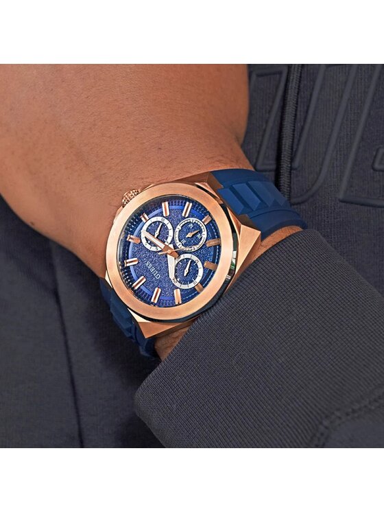 Guess Guess Hodinky GW0799G Tmavomodrá