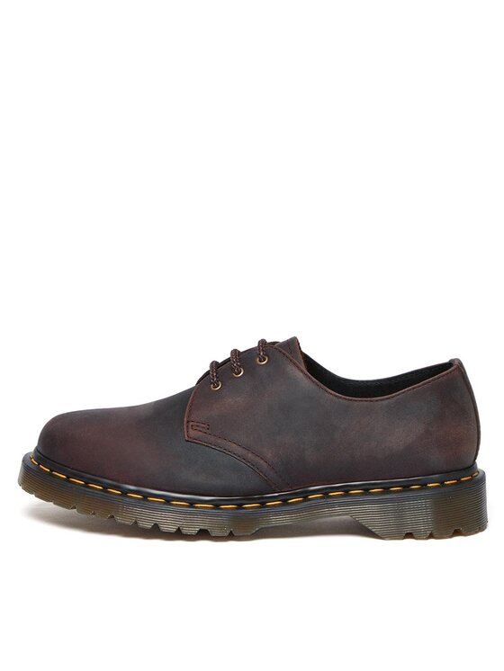 Dr. Martens Dr. Martens Берци 1461 Waxed Коричневий