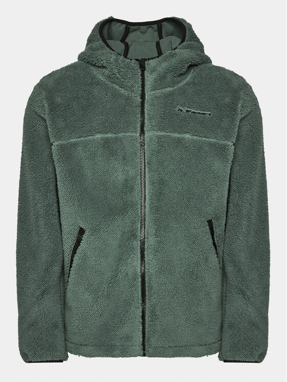Kappa Kappa Felpa di pile 321H7YW Verde Regular Fit