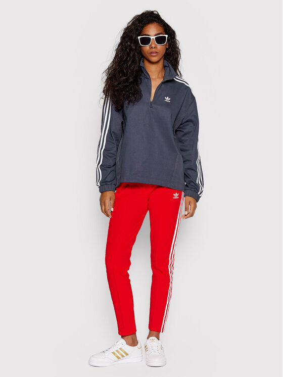 adidas adidas Džemperis ar kapuci adicolor Classics HC4548 Tumši zils Relaxed Fit