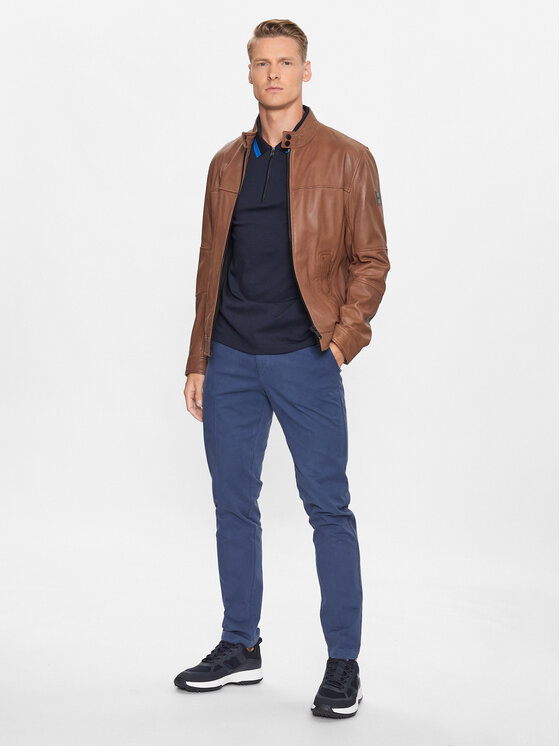 BOSS Boss Polo marškinėliai 50494662 Tamsiai mėlyna Slim Fit