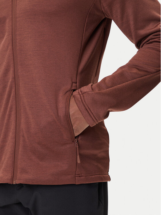 Jack Wolfskin Jack Wolfskin Fliso džemperis Peak District A65272 Ruda Regular Fit