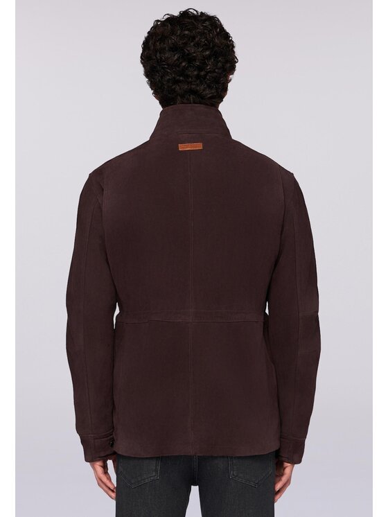 Trussardi Trussardi Kurtka skórzana R303M000006N023 Brązowy Regular Fit