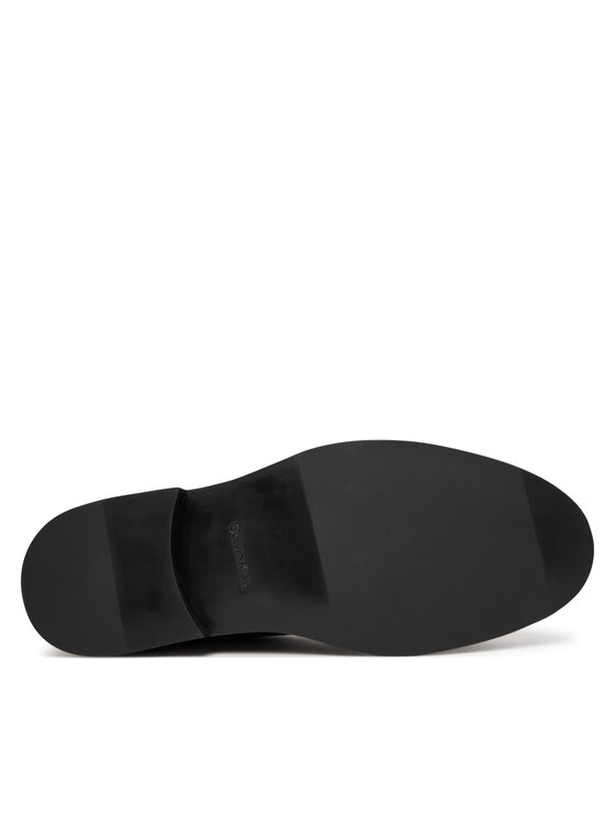 Calvin Klein Calvin Klein Cipele Ess Rubber Derby Lth HM0HM02056 Crna