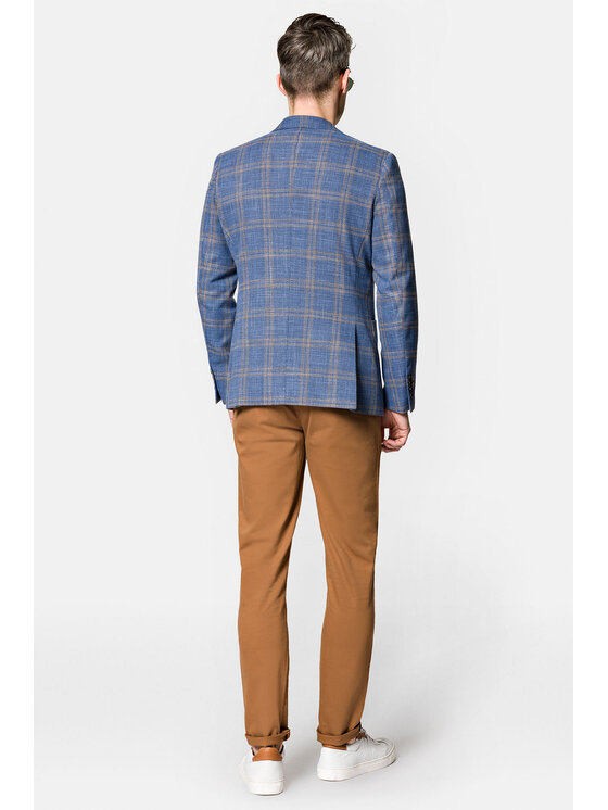 Lancerto Lancerto Marynarka Florence MA131123000016.NIEBIESKI Niebieski Slim Fit