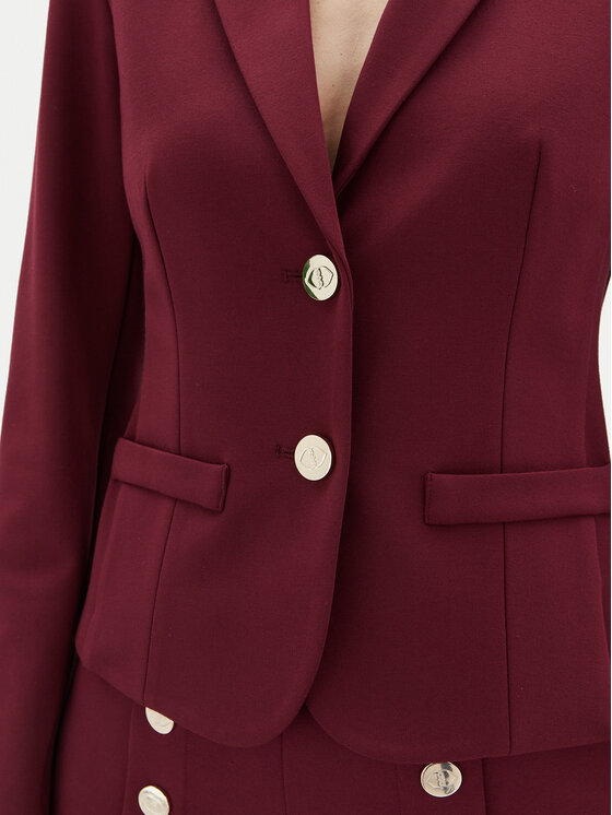Motivi Motivi Giacca da abito Q602Q000735N Bordeaux Slim Fit