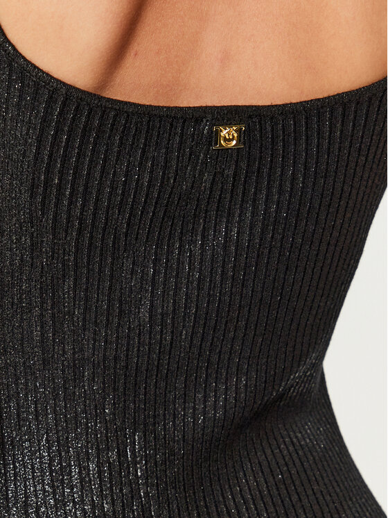 PINKO Pinko Trikotažinė suknelė Costina 102211 A1BF Juoda Slim Fit