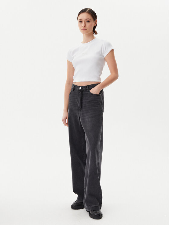 Calvin Klein Jeans Calvin Klein Jeans Tricou LV047AB802 Alb Regular Fit
