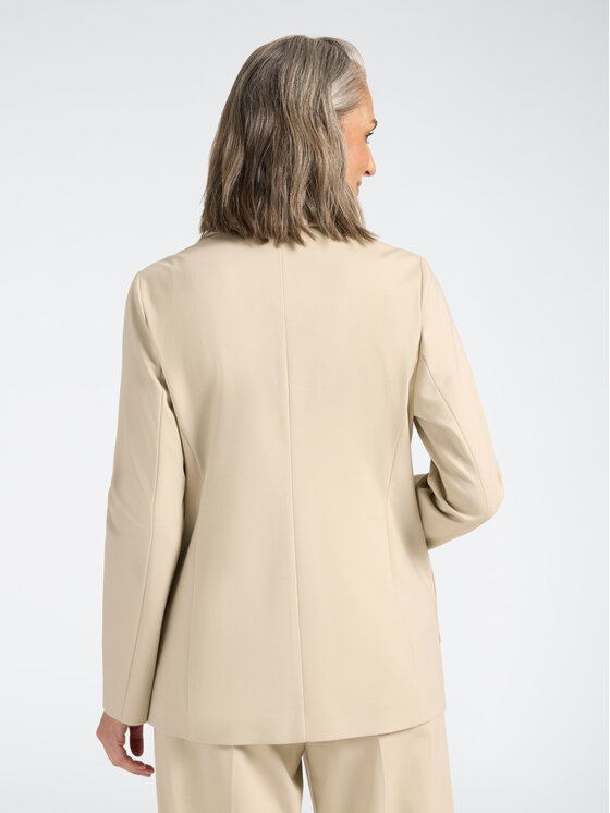 Elena Mirò Elena Mirò Giacca da abito R053P200152N052 Crema Regular Fit