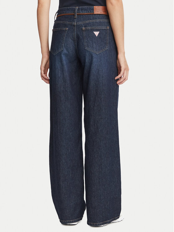 Guess Jeans Guess Jeans Дънки W6BA0Y D1793 Тъмносин Wide Leg