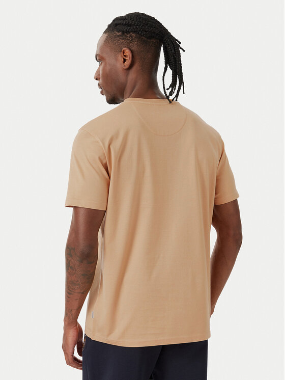 Beverly Hills Polo Club Beverly Hills Polo Club Majica P-FW26M-TS1536 Bež Regular Fit