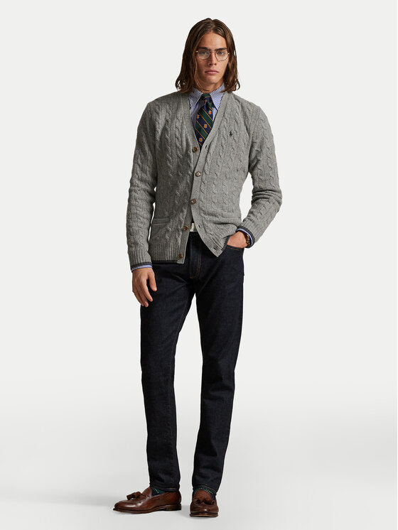 Polo Ralph Lauren Polo Ralph Lauren Kardigan 710949808005 Szary Regular Fit
