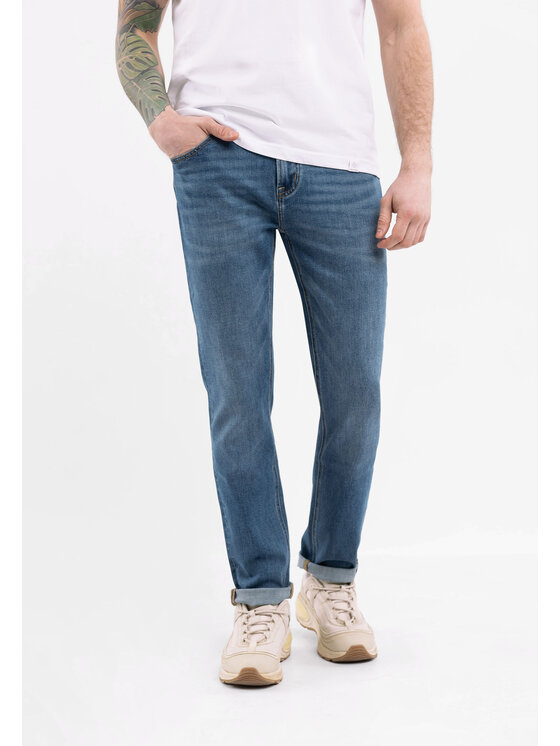 Volcano Volcano Jeansy D-DEXTER 48 Niebieski Regular Fit