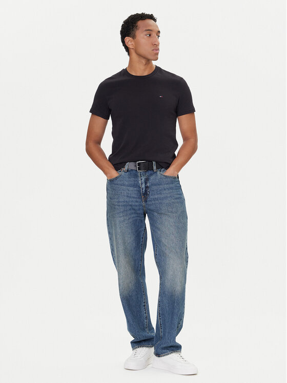 Tommy Jeans Tommy Jeans T-särkide komplekt DM0DM20687 Must Slim Fit