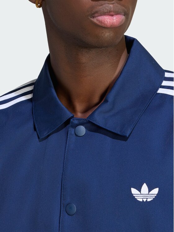 adidas adidas Giacca di transizione 3 Stripes Coaches Jacket KE4174 Blu scuro Regular Fit