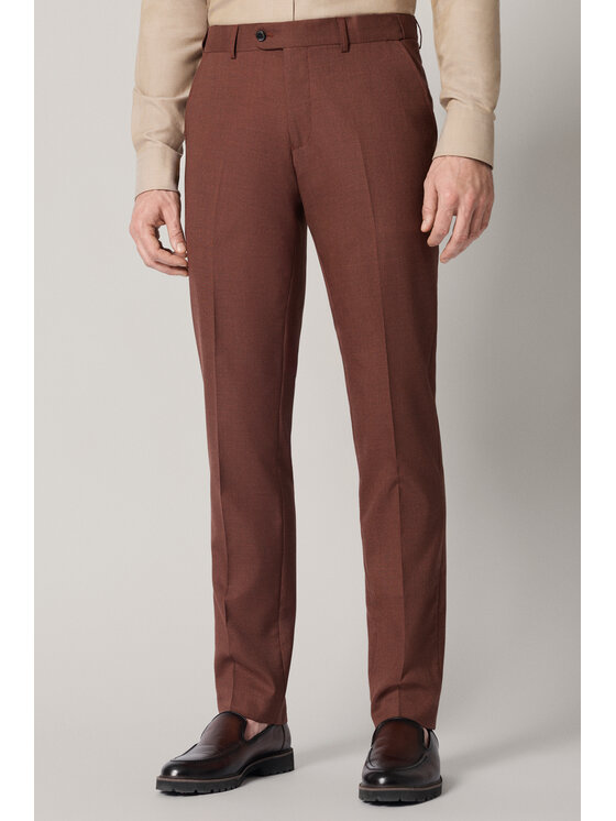 Lancerto Lancerto Garnitur Daimiel GA073126000024 Pomarańczowy Slim Fit