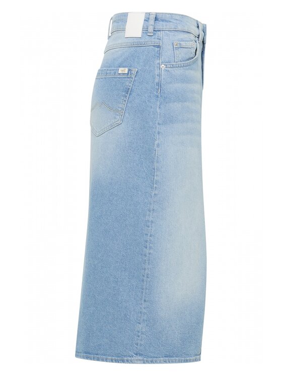 Mustang Mustang Spódnica midi Style Eureka Denim Skirt Niebieski Regular Fit