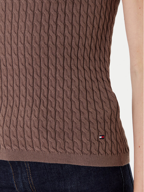 Tommy Hilfiger Tommy Hilfiger Topiņš WW0WW45706 Brūns Slim Fit