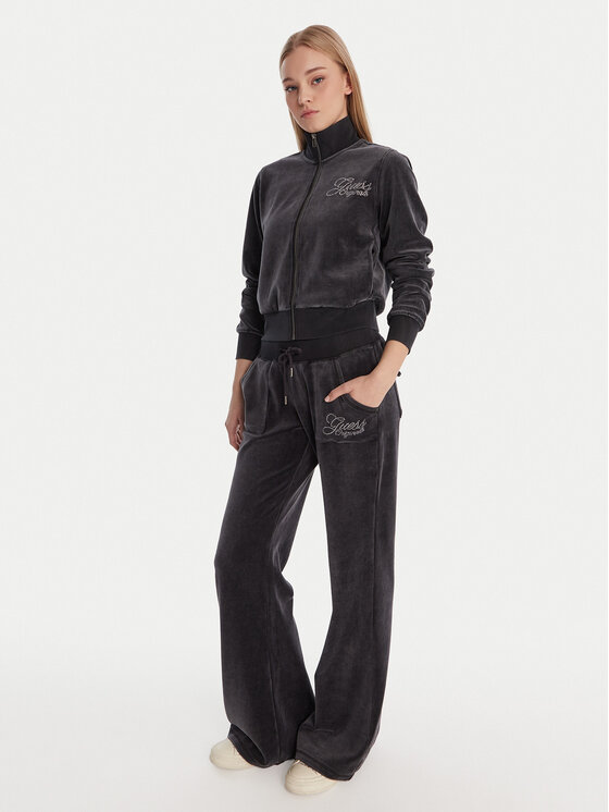 Guess Guess Teplákové nohavice W6RB32 KCUF1 Tmavomodrá Regular Fit