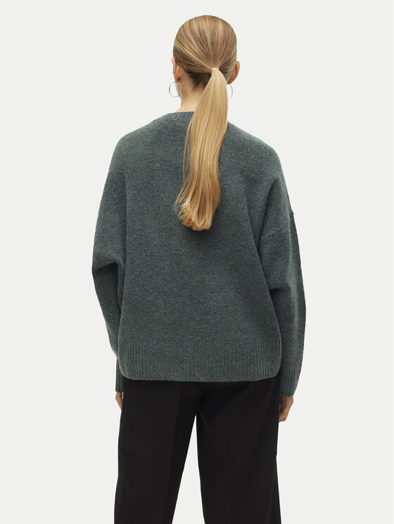 Vero Moda Vero Moda Džemper Boom 10320463 Zelena Loose Fit