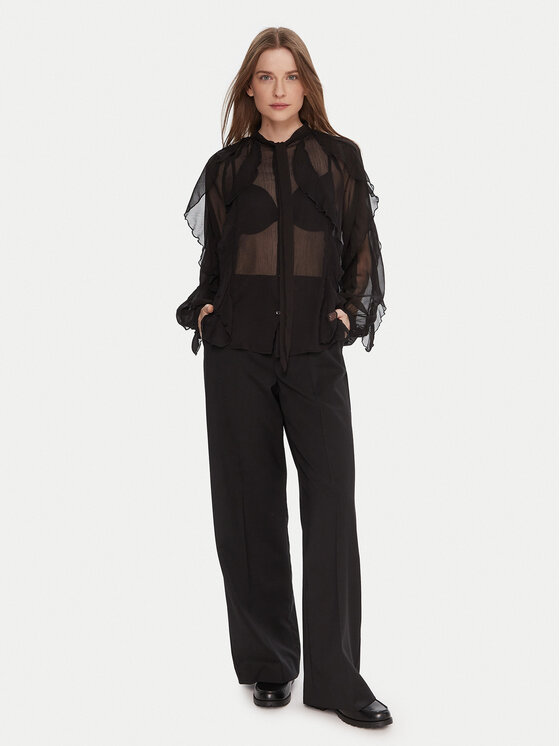 ONLY ONLY Πουκάμισο Taryn 15360696 Μαύρο Regular Fit