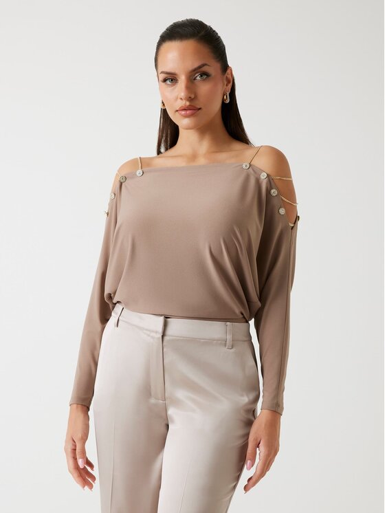 Marciano Guess Marciano Guess Top 167787 Beżowy Classic Fit