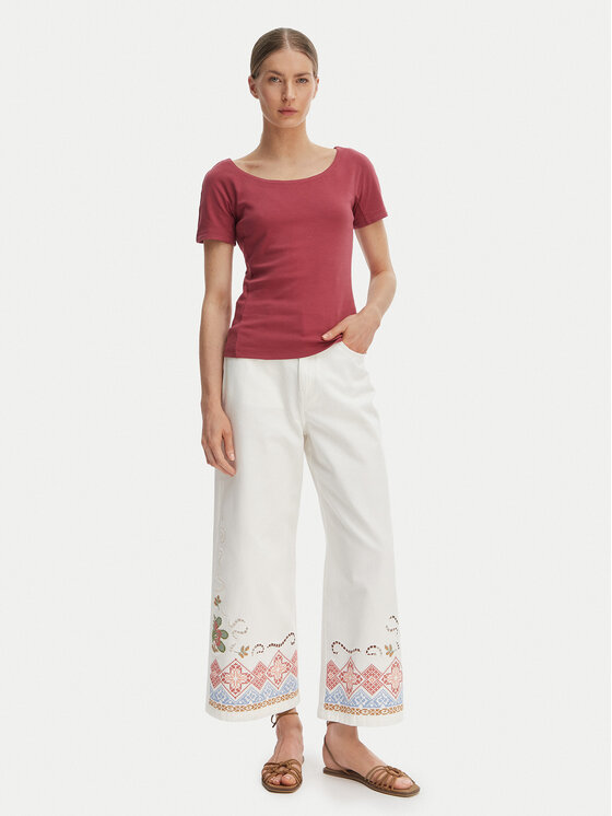 Weekend Max Mara Weekend Max Mara Тишърт Multig 2615941122 Червен Regular Fit