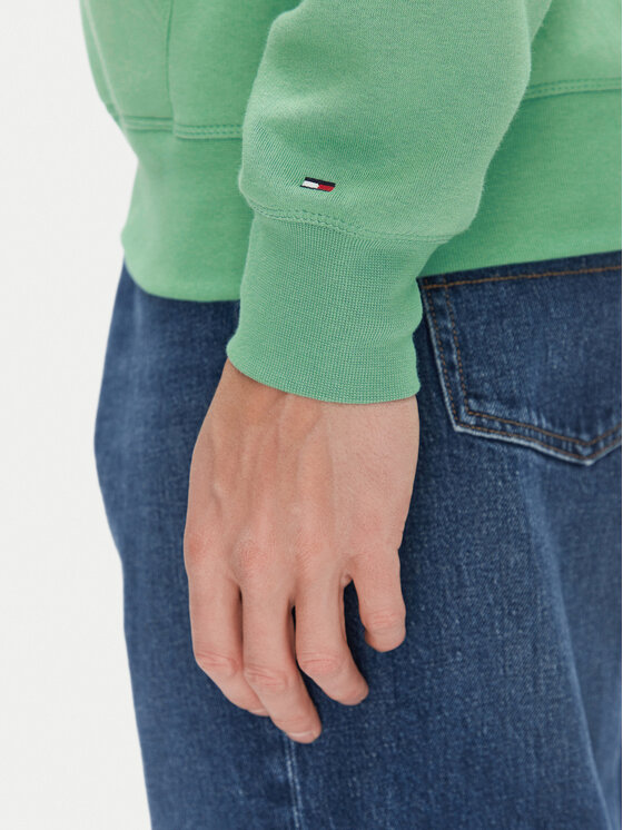 Tommy Hilfiger Tommy Hilfiger Felpa Logo MW0MW11599 Verde Regular Fit