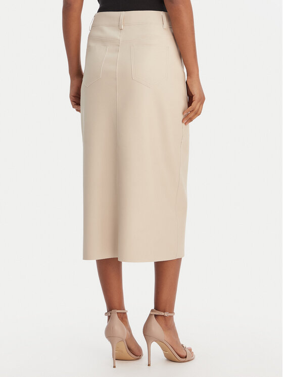 Morgan Morgan Gonna in similpelle 261-JILFIT Beige Slim Fit