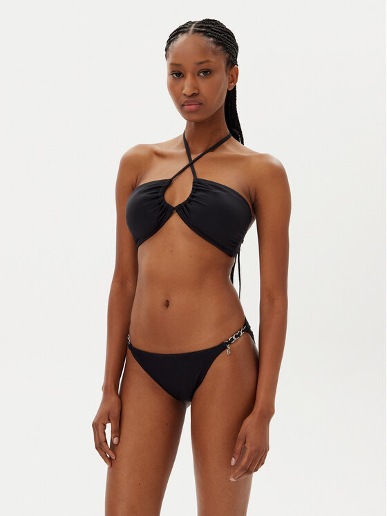 MICHAEL Michael Kors MICHAEL Michael Kors Bikini partea de jos MM7M040 Negru