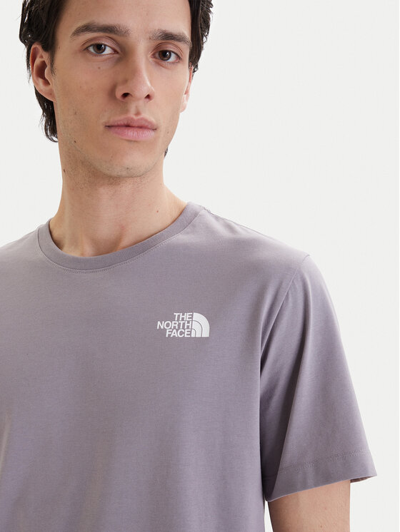 The North Face The North Face T-Shirt NSE Box NF0A8GV2 Fioletowy Regular Fit
