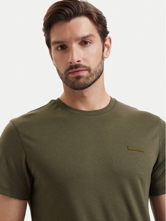 Calvin Klein Calvin Klein T-Shirt LV04LG222G Khaki Slim Fit