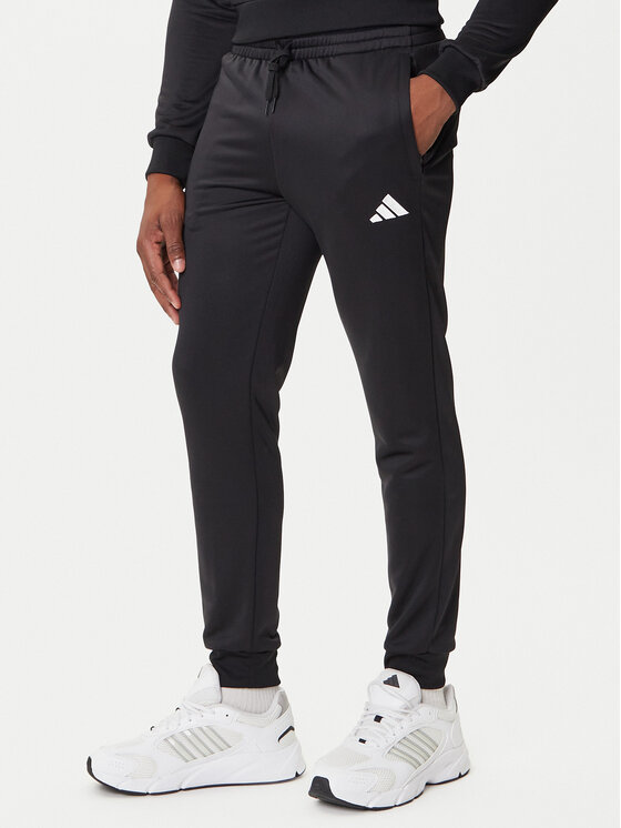 adidas adidas Trenirka Big Logo French Terry JX5551 Črna Regular Fit