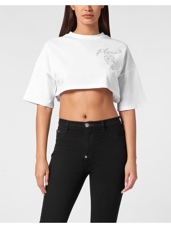PHILIPP PLEIN PHILIPP PLEIN T-Shirt 11619 Biały Regular Fit