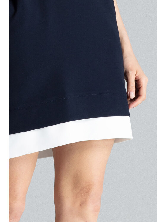 FIGL FIGL Šaty M333 Tmavomodrá Regular Fit
