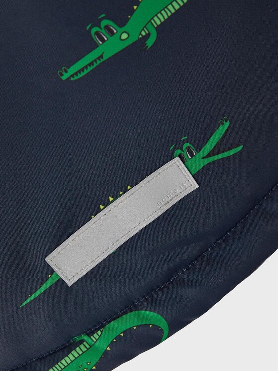 NAME IT NAME IT Μπουφάν μεταβατικό 13218217 Σκούρο μπλε Regular Fit