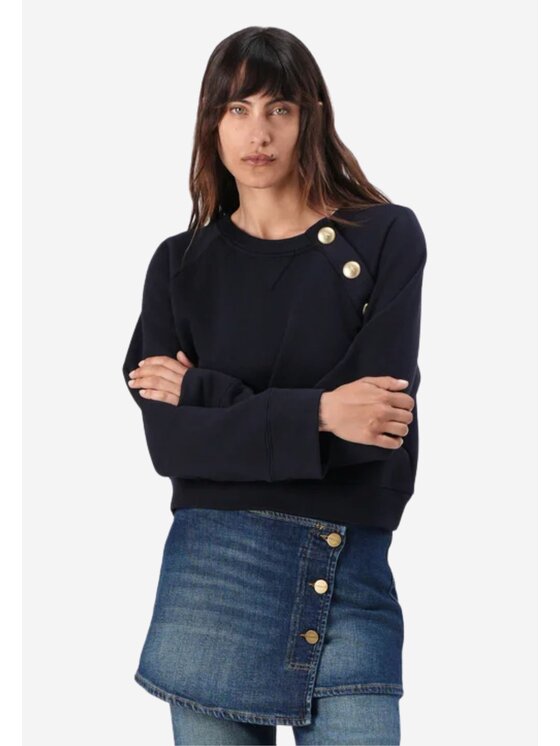 PINKO PINKO Bluza Margarina maglia felpa Granatowy Regular Fit