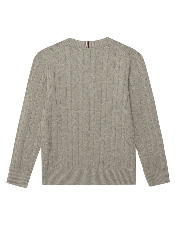 Tommy Hilfiger Tommy Hilfiger Sveter KB0KB09753 Sivá Regular Fit