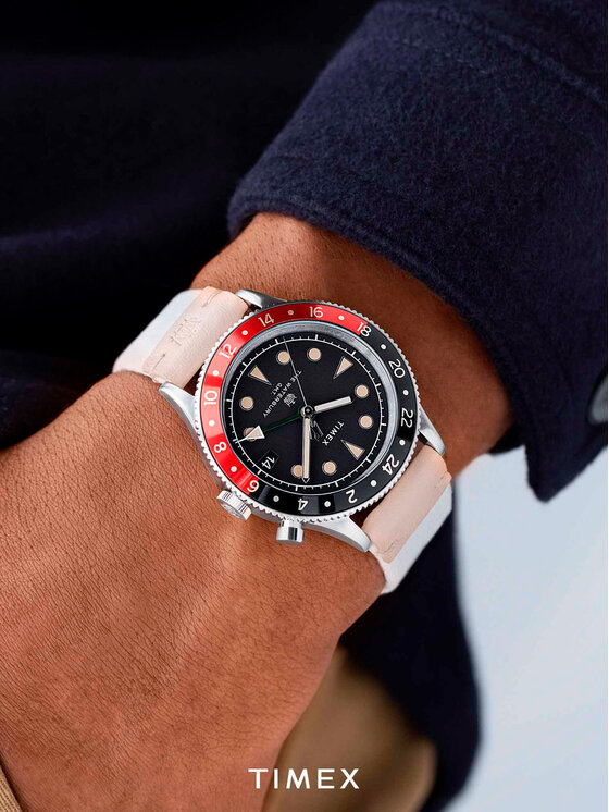 Timex Timex Sat Waterbury Traditional GMT TW2V74100 Siva
