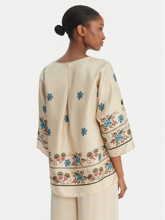 Weekend Max Mara Weekend Max Mara Блузка Samba 2615111062 Écru Loose Fit