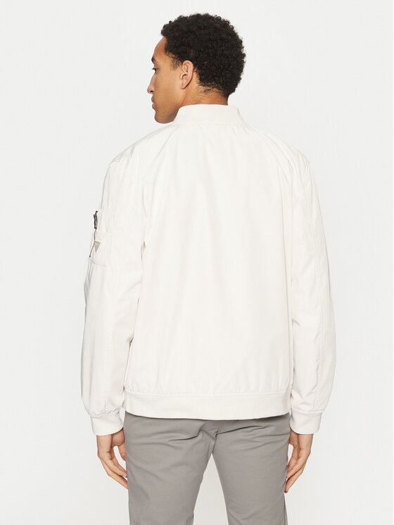 Guess Guess Bomber striukė M5RL02 WGU82 Écru Regular Fit