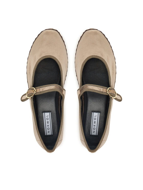 Nokwol Nokwol Scarpe basse Mel Beige