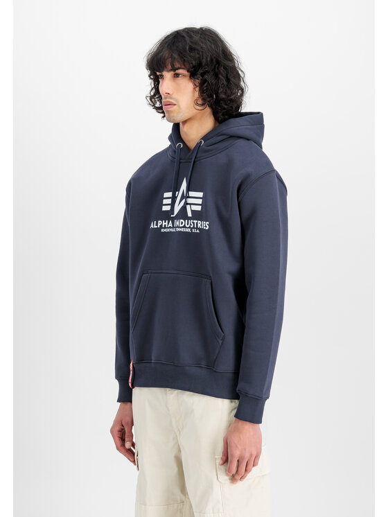 Alpha Industries Alpha Industries Mikina AI.178312-02-XXL Tmavomodrá Regular Fit